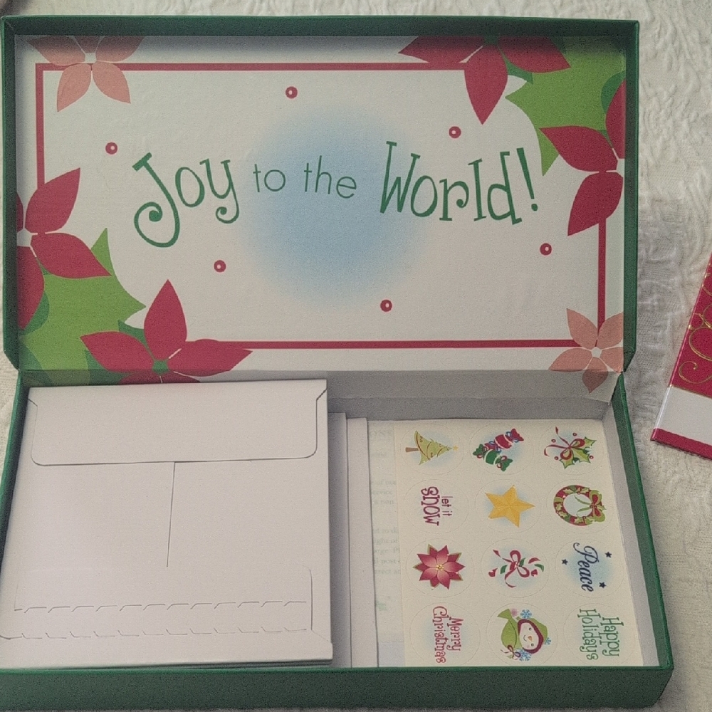 Festive Holiday Card with Christmas CD Set with mailer envelopes. 9 CD's